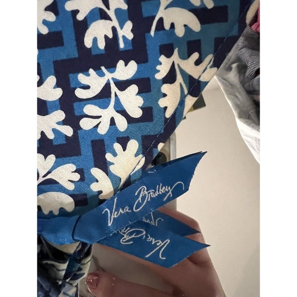 Vera Bradley Blue Paisley Bifold Wallet #89-B - Picture 3 of 3